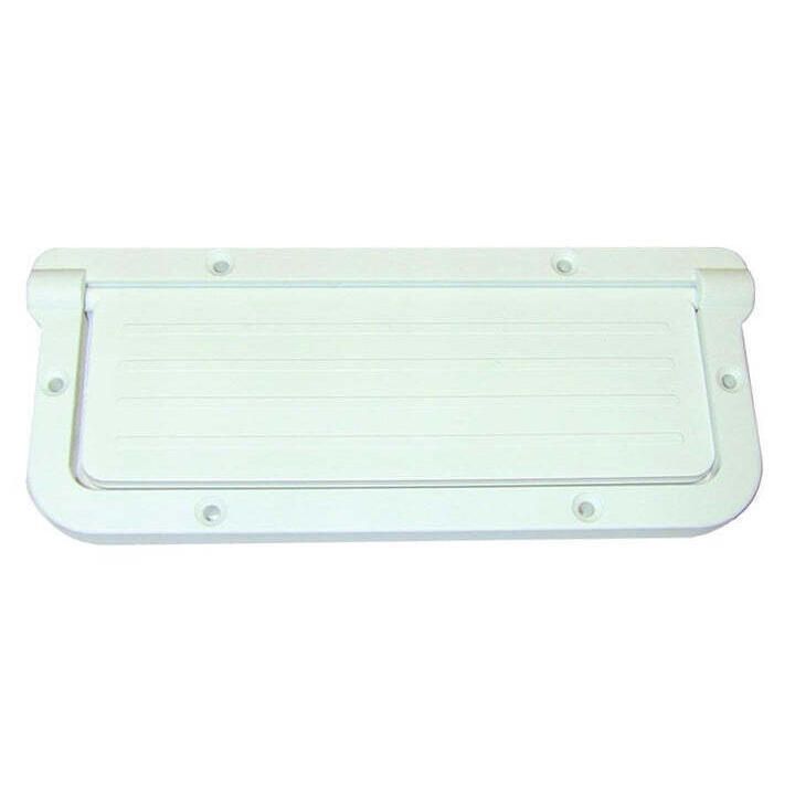 T-H Marine LRS-2-DP-D-1 Large Rectangular Scupper - White