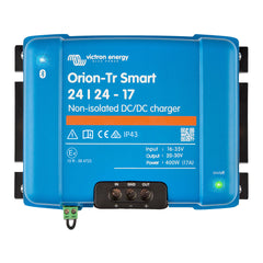 Victron ORI242440140 Orion-TR Smart 24/24-17A 17A (400W) Non-Isolated DC-DC Charger or Power Supply