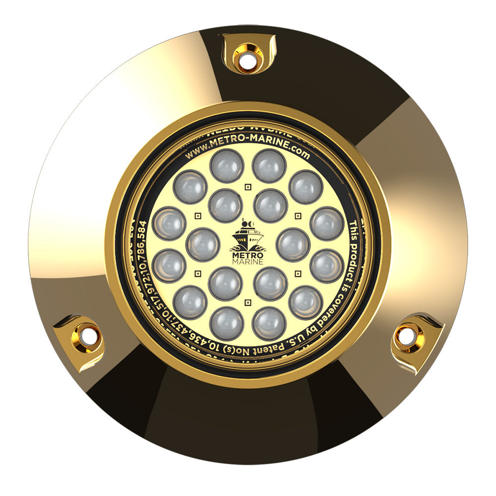 Metro Marine F-BMR1-B3-45 High-Output Submersible Underwater Light w/Intelligent Monochromatic LED's - Blue, 45° Beam