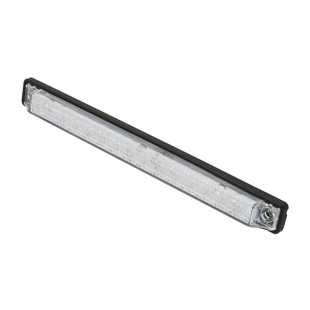Scandvik 41644P 8" LED Light Strip - White w/Gasket - 12V