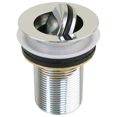 Scandvik 19006P Sink Drain w/Flip Stopper - Chrome Plated Brass