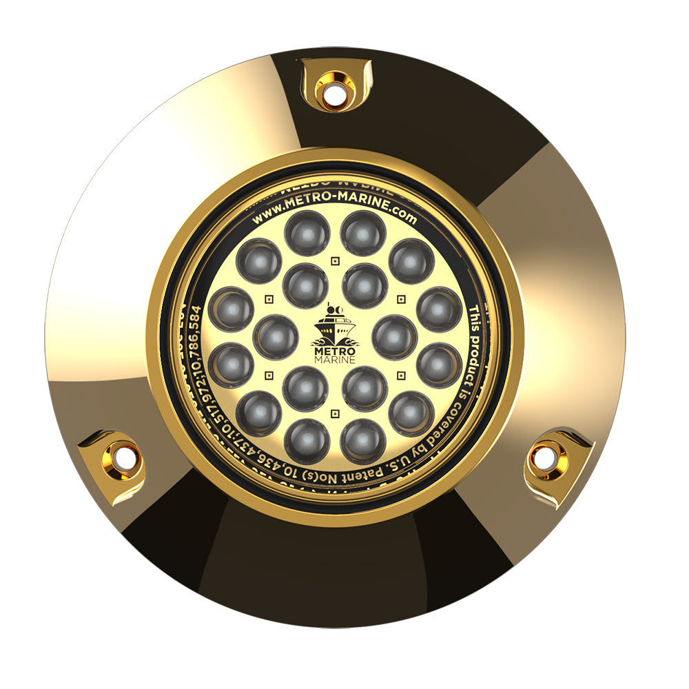 Metro Marine F-BMR1-B3-90 High-Output Submersible Underwater Light w/Intelligent Monochromatic LED's - Blue, 90° Beam