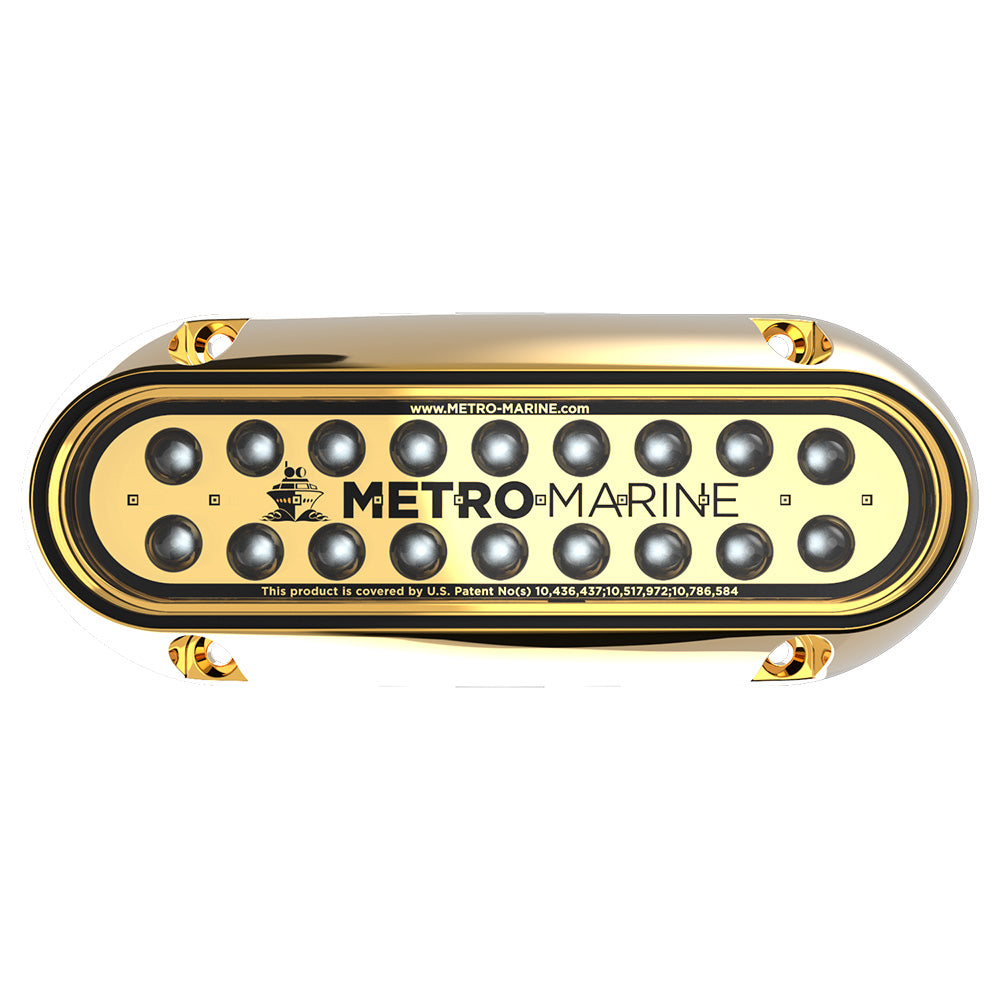 Metro Marine F-BME1-H-G3-45 High-Output Elongated Underwater Light w/Intelligent Monochromatic LED&#39;s - Green, 45 Degree Beam