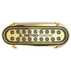 Metro Marine F-BME1-H-W3-90 High-Output Elongated Underwater Light w/Intelligent Monochromatic LED's - White, 90° Beam