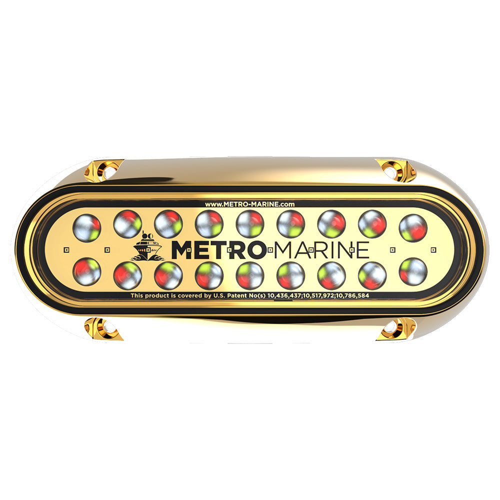 Metro Marine F-BME1-H-FS-45 High-Output Elongated Underwater Light w/Intelligent Full Spectrum LED's - RGBW, 45° Beam