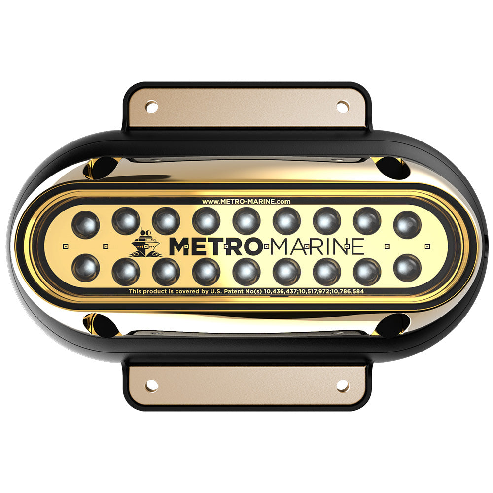 Metro Marine F-SME1-H-W3-45 High-Output Elongated Surface Mount Light w/Intelligent Monochromatic LED&#39;s - White, 45 Degree Beam