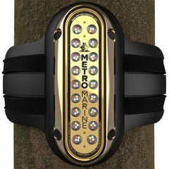Metro Marine F-PME1-V-FS-90 High-Output Vertical Piling Mount Light w/Intelligent Full Spectrum LED&#39;s - RGBW, 90 Degree Beam