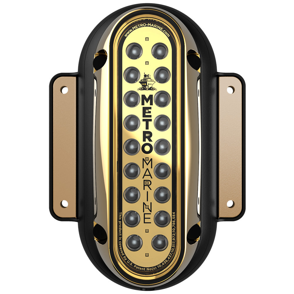 Metro Marine F-SME1-V-B3-90 High-Output Vertical Surface Mount Light w/Intelligent Monochromatic LED&#39;s - Blue, 90 Degree Beam