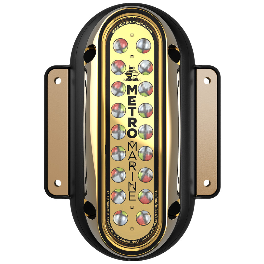 Metro Marine F-SME1-V-FS-45 High-Output Vertical Surface Mount Light w/Intelligent Full Spectrum LED&#39;s - RGBW, 45 Degree Beam