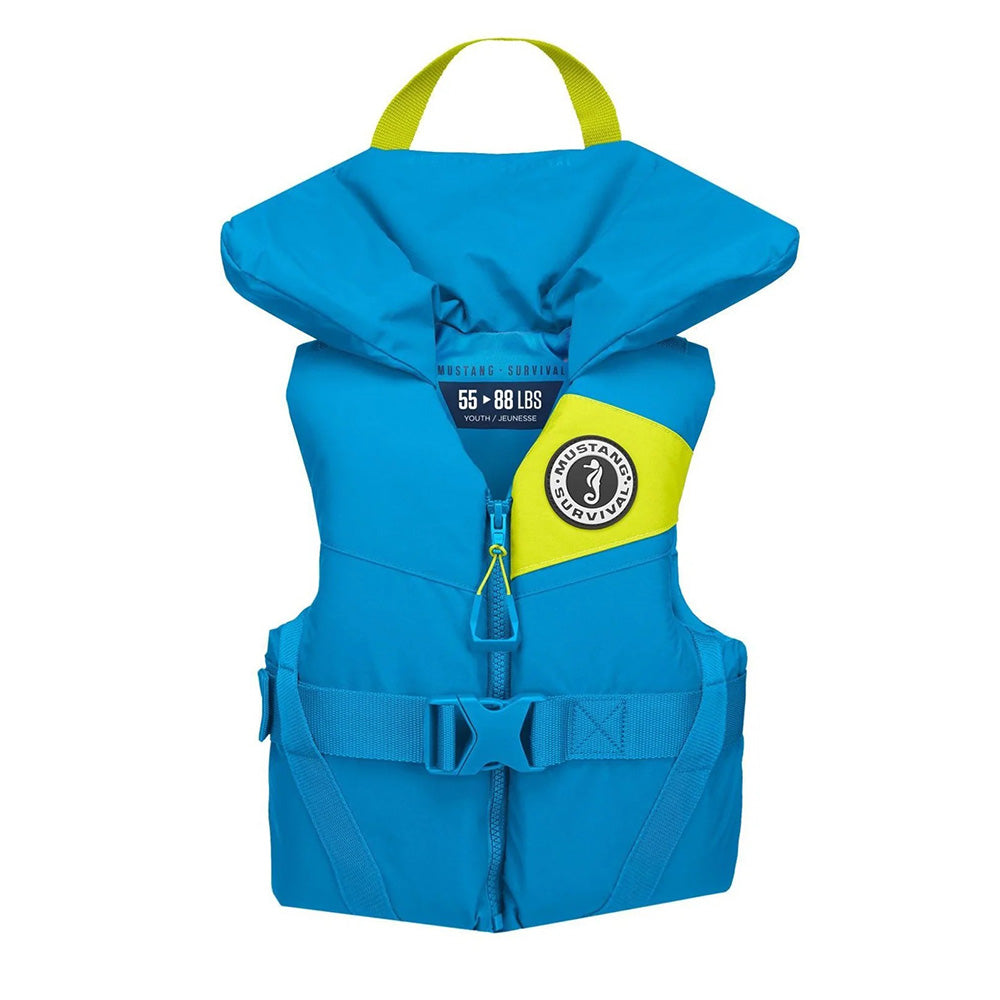 Mustang MV356002-268-0-216 Lil' Legends Youth Foam Vest - Azure (Blue)
