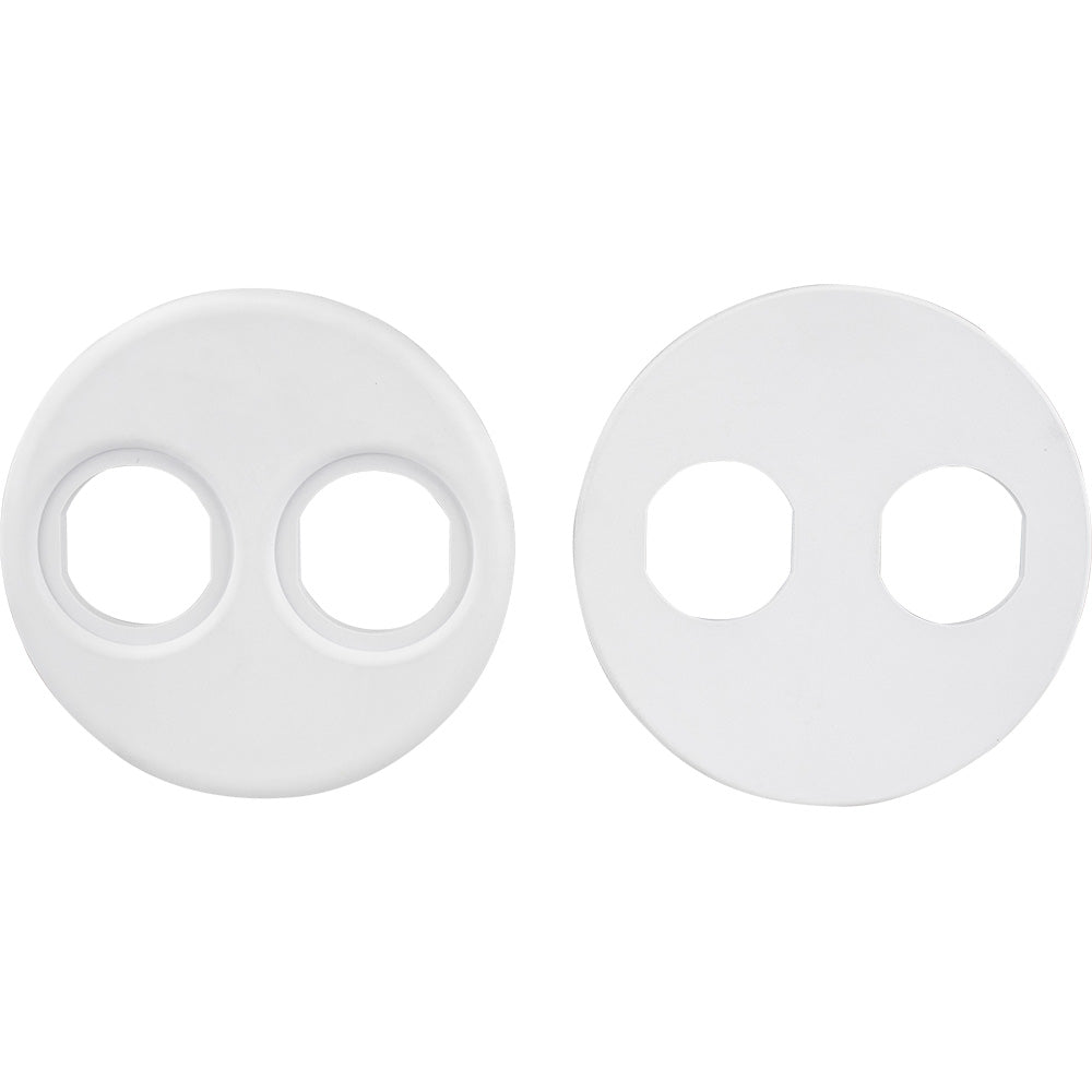 Sea-Dog 426104-1 4" Gauge Power Socket Adapter Mounting Plate - White