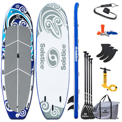 Solstice Watersports 35180 16&#39; Maori Giant Inflatable Stand-Up Paddleboard w/Leash & 4 Paddles