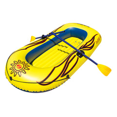 Solstice Watersports 29251 Sunskiff 2-Person Inflatable Boat Kit w/Oars & Pump