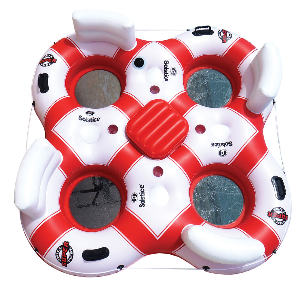 Solstice Watersports 17004 Super Chill 4-Person River Tube w/Cooler