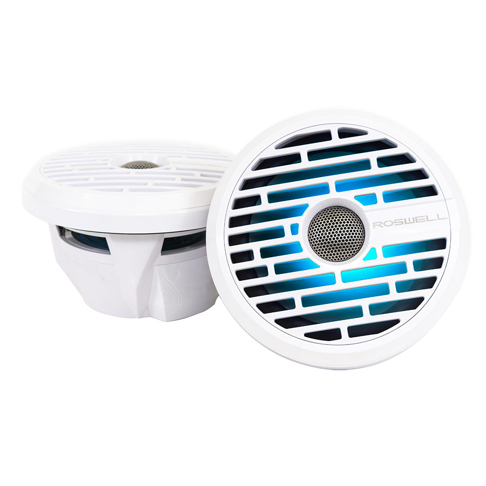 Roswell C920-21140 R1 7.7&rdquo; Marine Speakers - White - 90W RMS & 180W Peak Power
