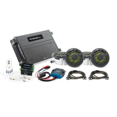 Roswell C920-2553 R 6.5" Marine Audio Package w/RGB Remote & Controller - Anthracite Grill