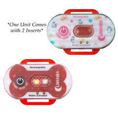Lunasea LLB-63RB-E0-01 Child/Pet Safety Water Activated Strobe Light - Red Case, Blue Attention Light