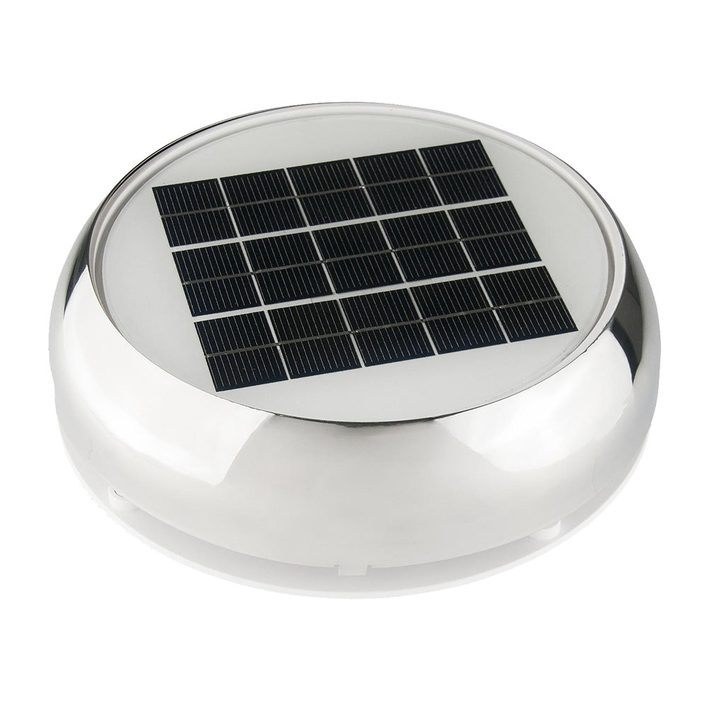 Marinco N20803S-D-1 3" Day/Night Solar Vent - Stainless Steel