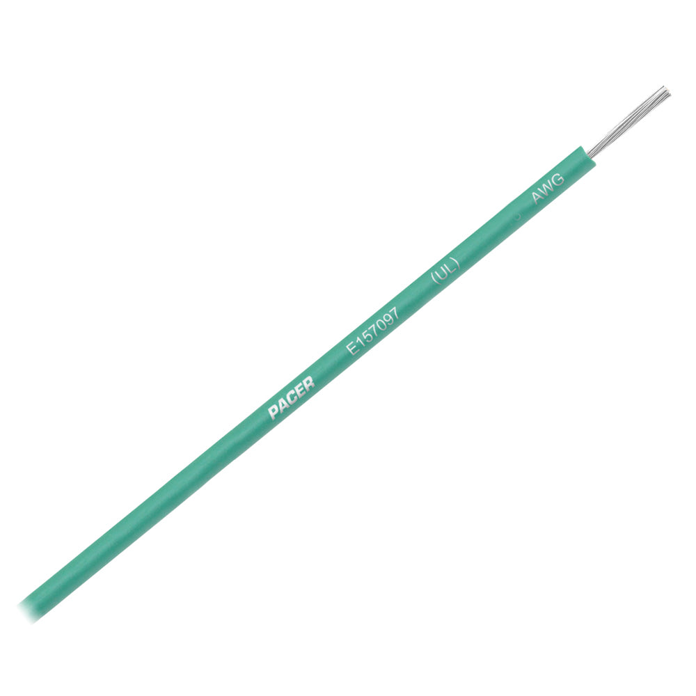 Pacer WUL12GN-25 Green 12 AWG Primary Wire - 25'