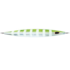 Williamson KSJ280UVGSZ Kensaki 280 Jig - 7.25" - 9-7/8oz - UV Green Sardine Zebra