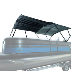 SureShade 2022002186 Bimini Extension f/Power Bimini -7' Chrome Hardware w/Black Canvas