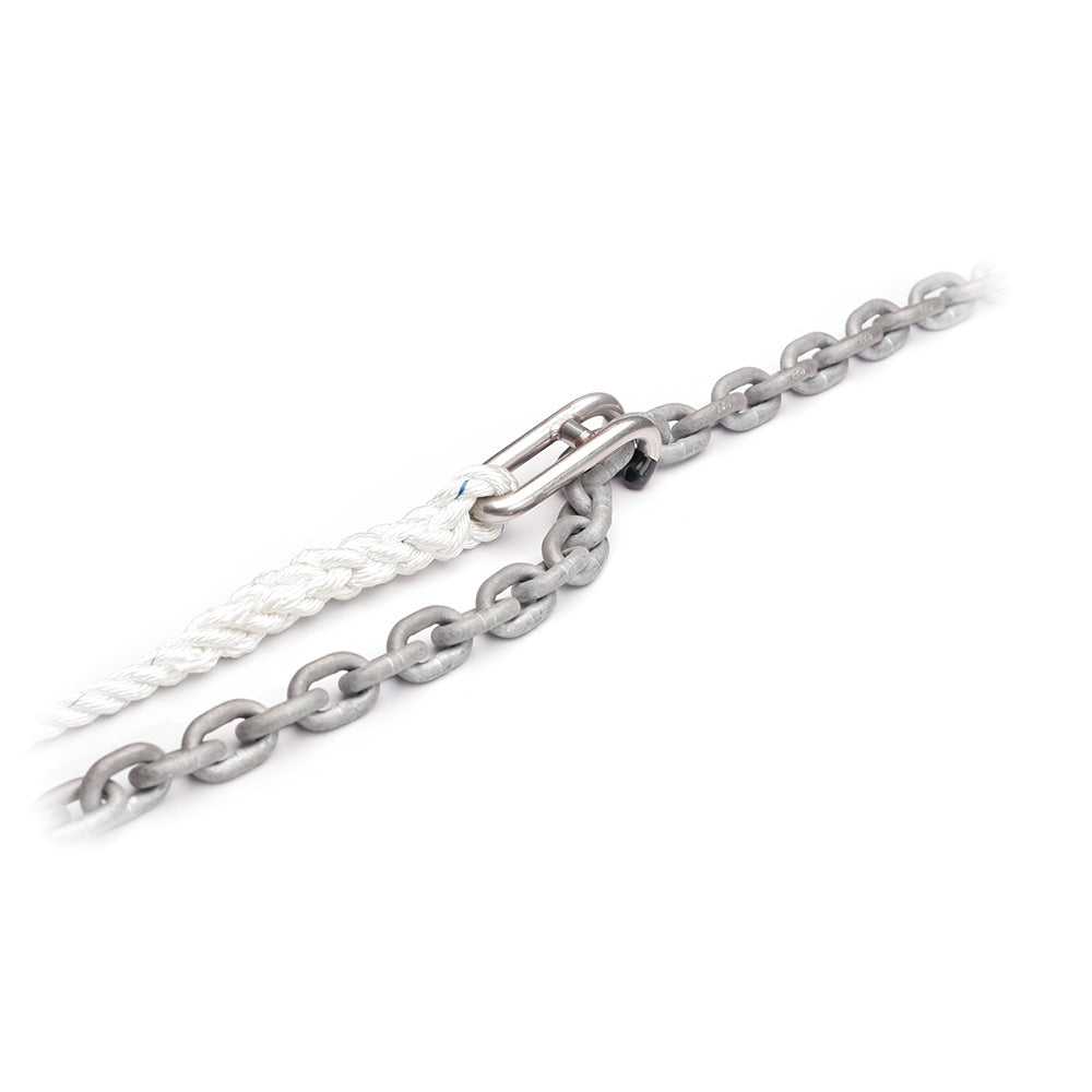 C. Sherman Johnson 46-465 "Captain Hook" Chain Snubber Small Snubber Hook f/1/4" & 5/16" Chain w/12&#39; of 1/2" 3 Strand Nylon