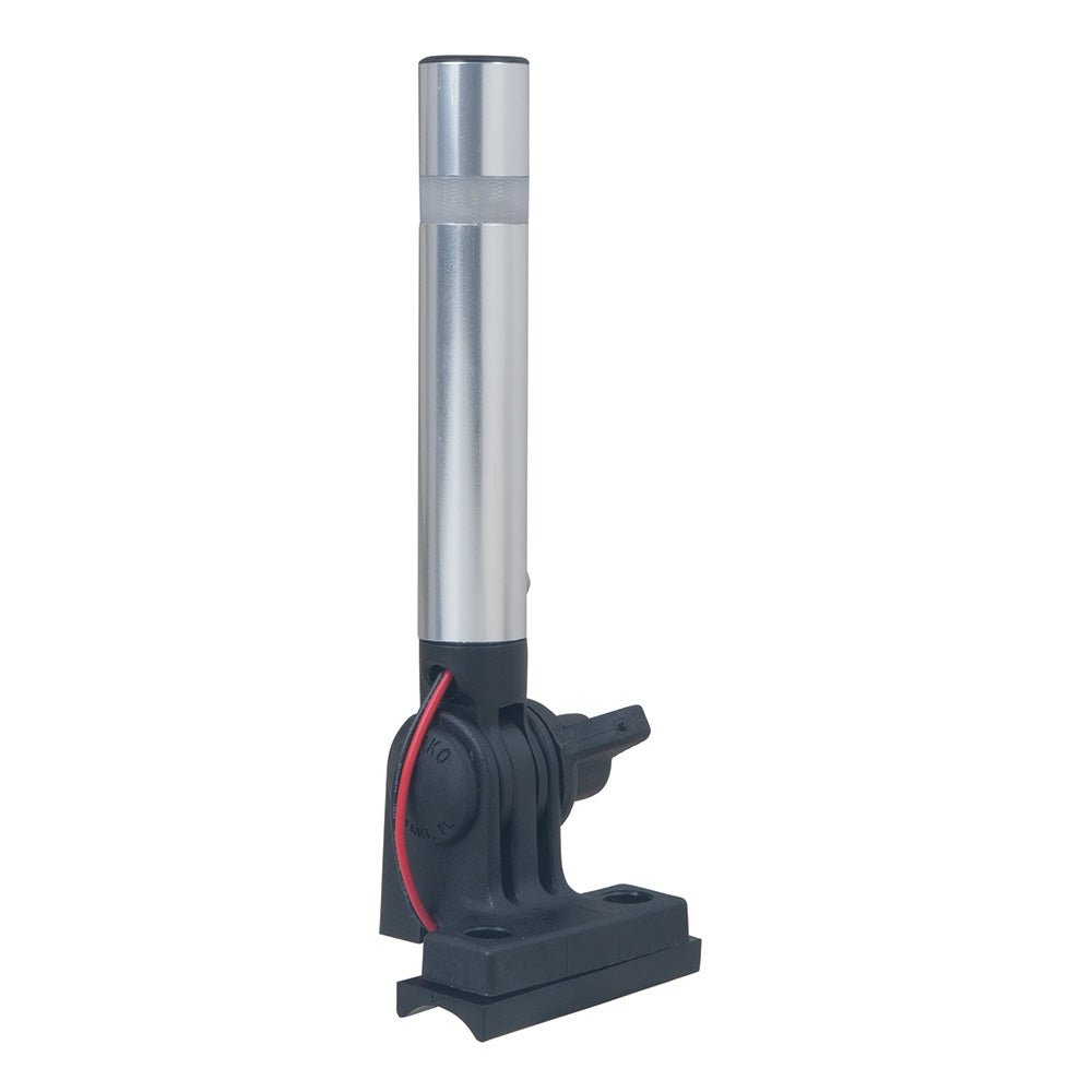 Perko 1659DP0ALU 6-3/8" White All Round Light - Tower/Arch Mount