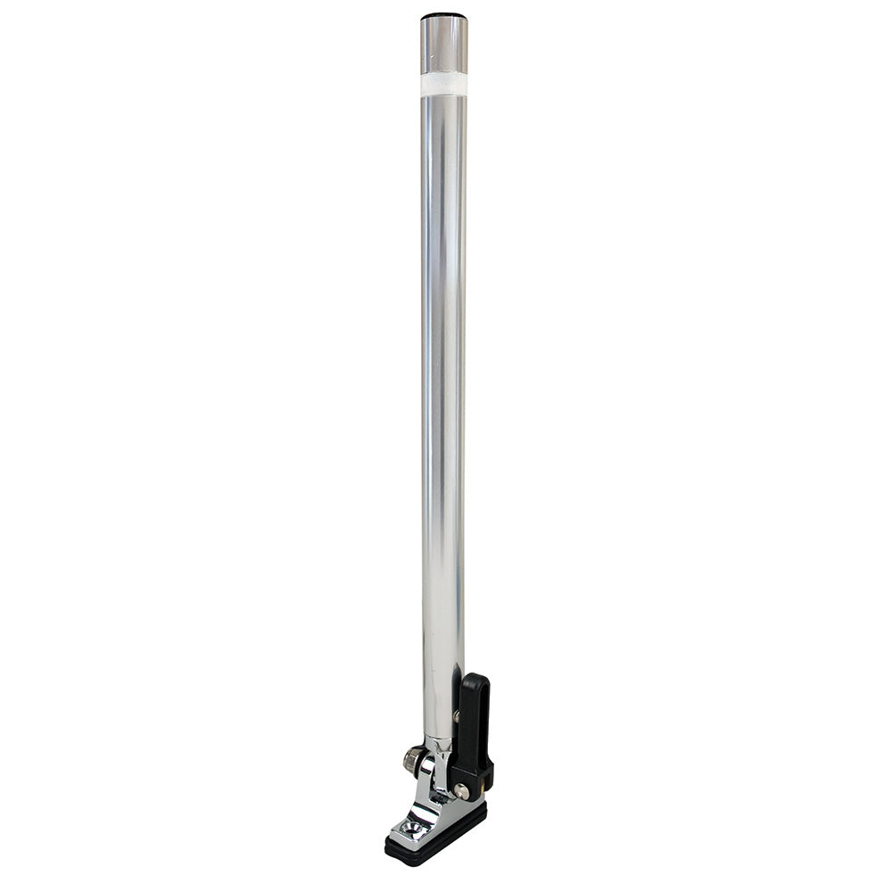 Perko 1672DP0ALU 14" Folding Mount Pole Light - White All Round Light w/Quick Adjust Mount