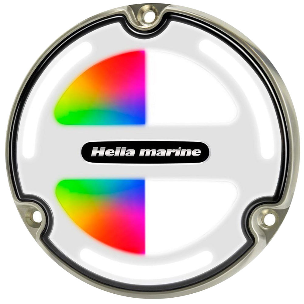 Hella Marine 016831001 Apelo A3 RGBW Underwater Light - Bronze - White Lens