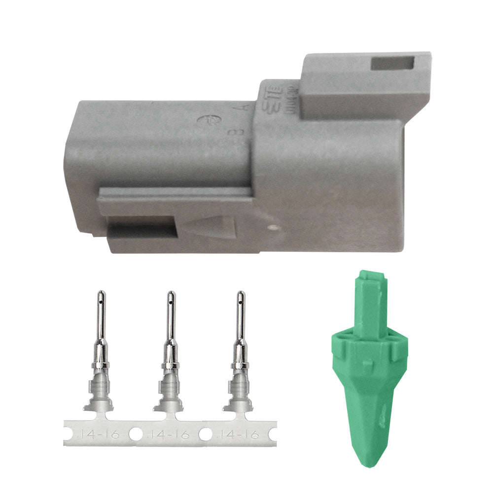 Pacer TDT04F-3RP DT Deutsch Receptacle Repair Kit - 14-18 AWG (3 Position)
