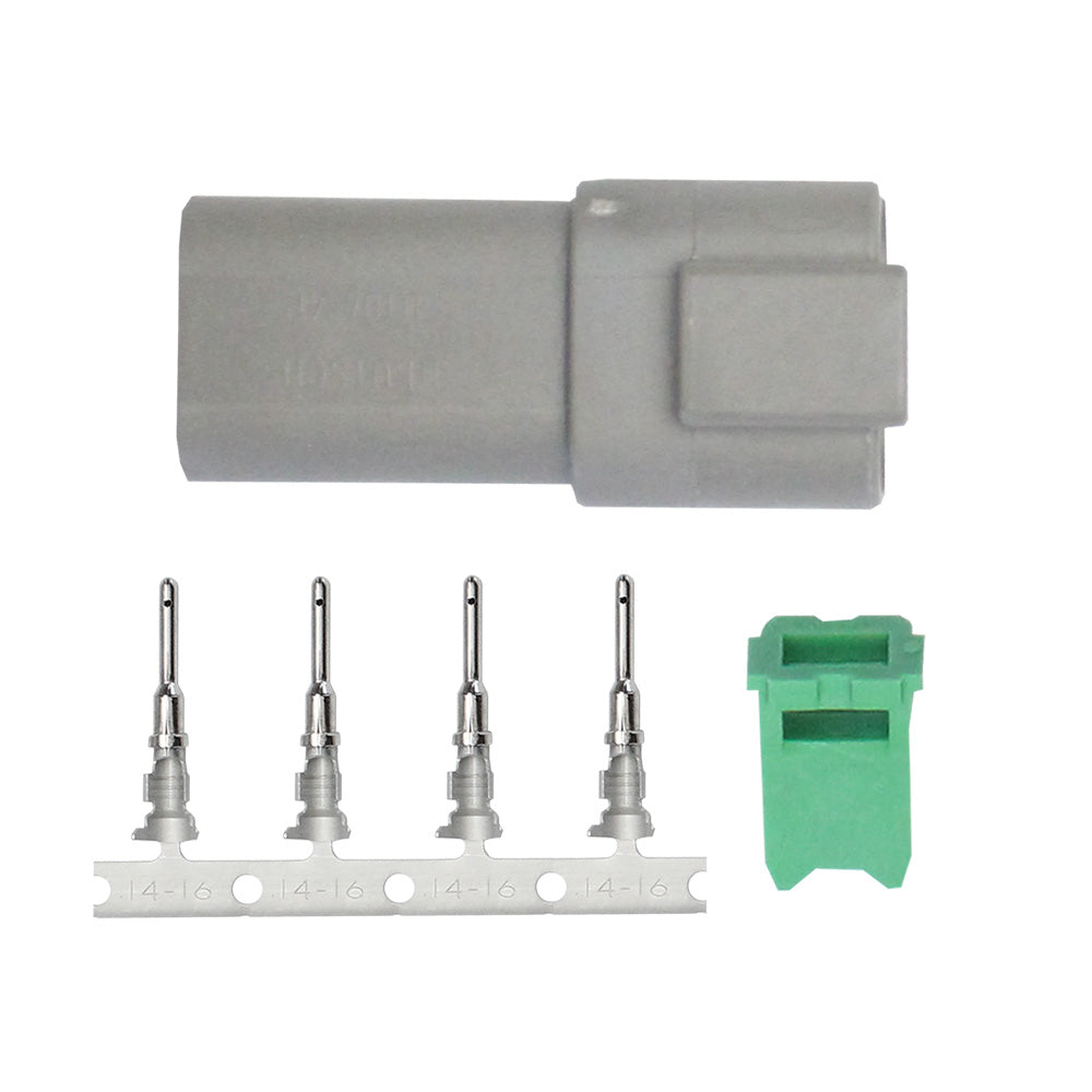 Pacer TDT04F-4RP DT Deutsch Receptacle Repair Kit - 14-18 AWG (4 Position)
