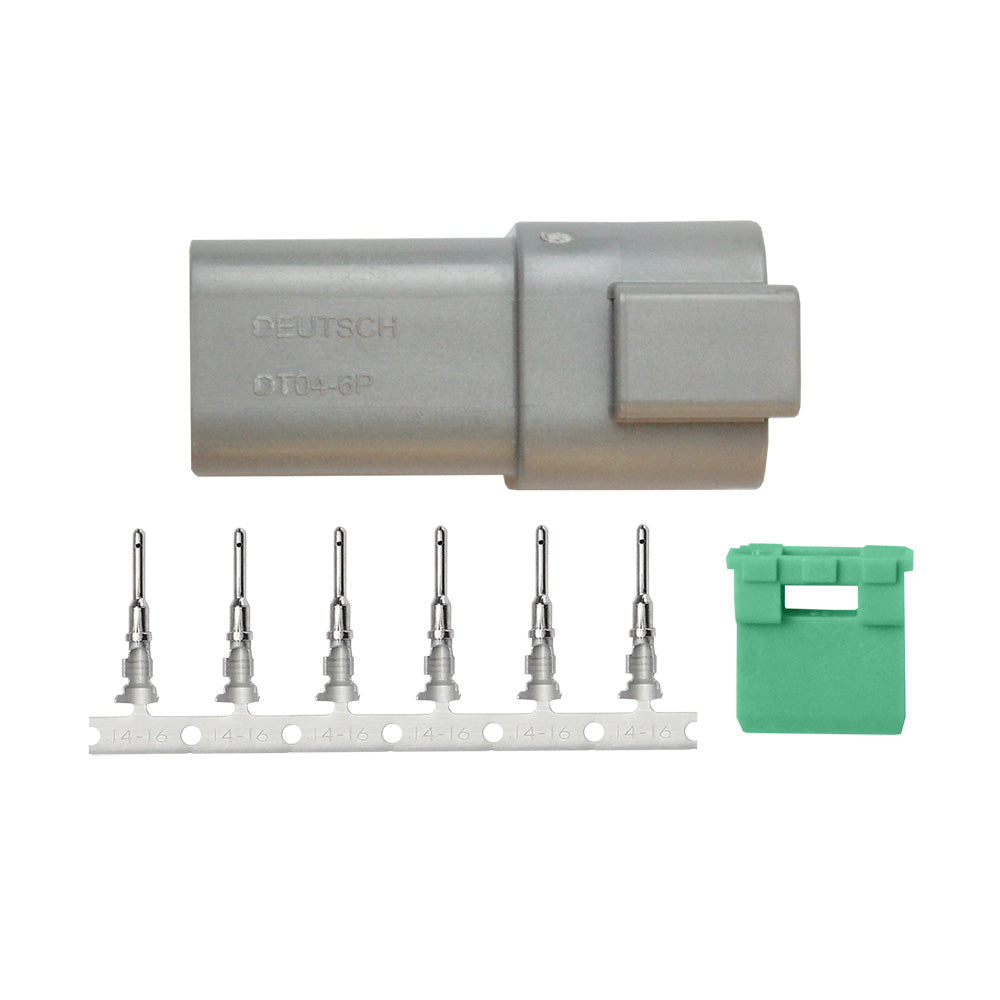 Pacer TDT04F-6RP DT Deutsch Receptacle Repair Kit - 14-18 AWG (6 Position)