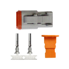 Pacer TDT06F-2RS DT Deutsch Plug Repair Kit - 14-18 AWG (2 Position)