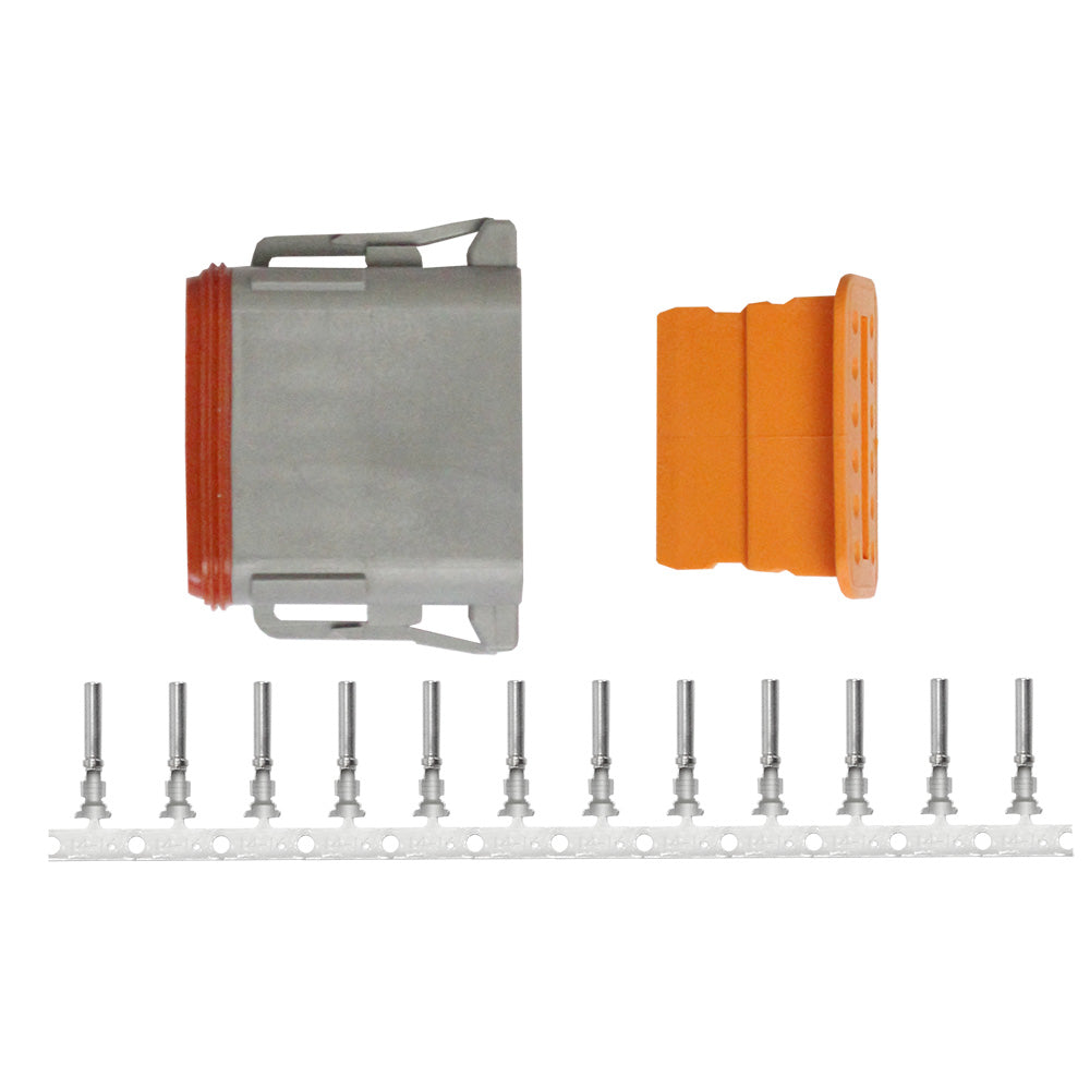 Pacer TDT06F-12RS DT Deutsch Plug Repair Kit - 14-18 AWG (12 Position)