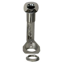 C.E. Smith 53677C 70 Series Screwless Flush Mount Rod Holder - 15 Degree - Stainless Steel - Cast Bottom - Black Liner - Boxed