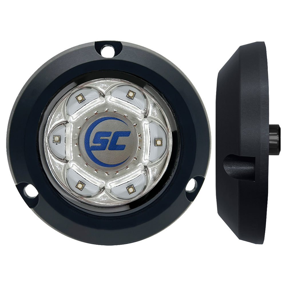 Shadow-Caster SC2-BB-CSM SC2 Series Polymer Composite Surface Mount Underwater Light - Bimini Blue
