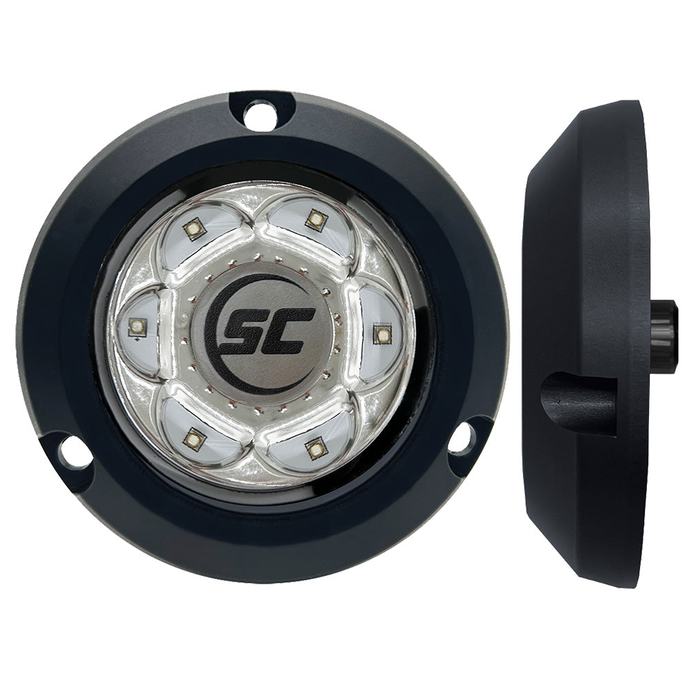 Shadow-Caster SC2-GW-CSM SC2 Series Polymer Composite Surface Mount Underwater Light - Great White