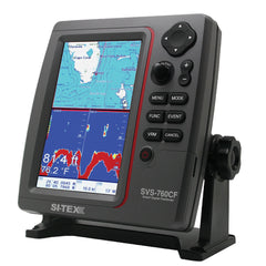SI-TEX SVS-760CF+ GPS Dual Frequency 600W Sonar System - 7&rdquo; Color LCD w/Internal & External GPS Antenna & C-MAP 4D Card