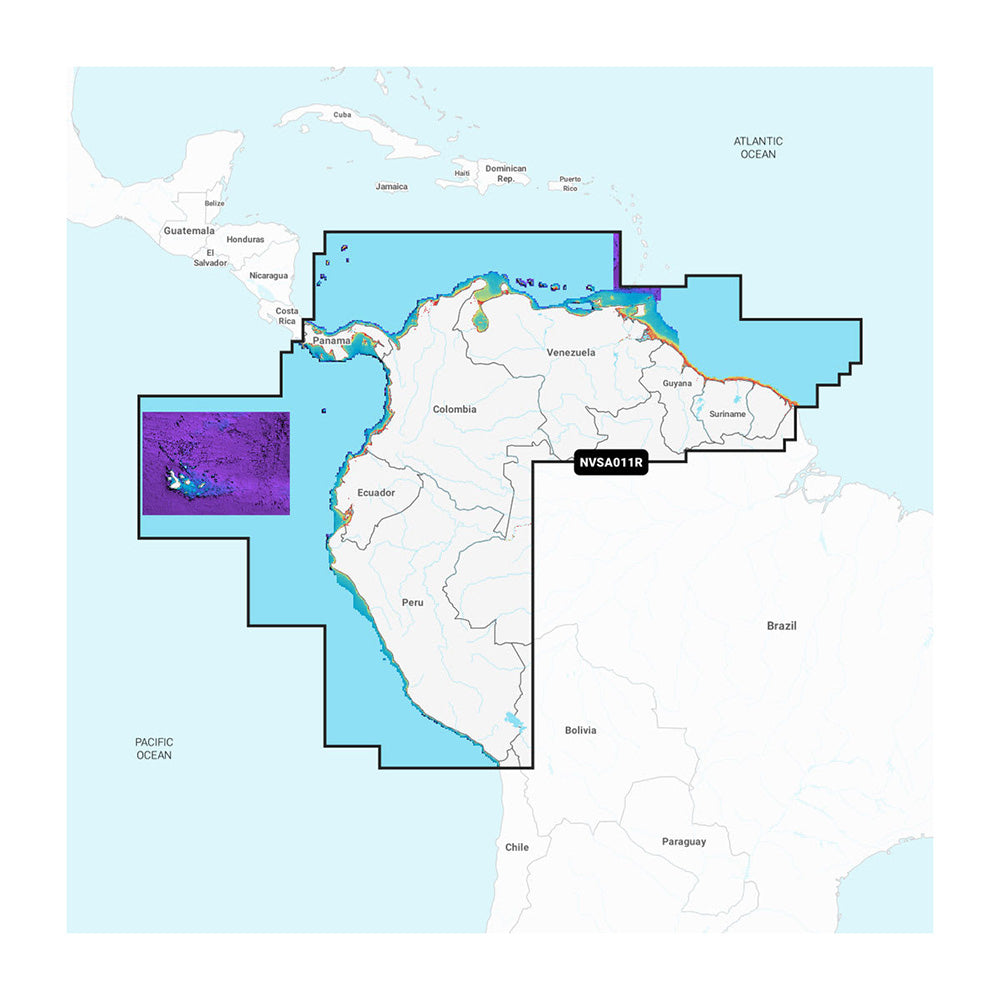 Garmin 010-C1452-00 Navionics Vision+ NVSA011R South America (North)
