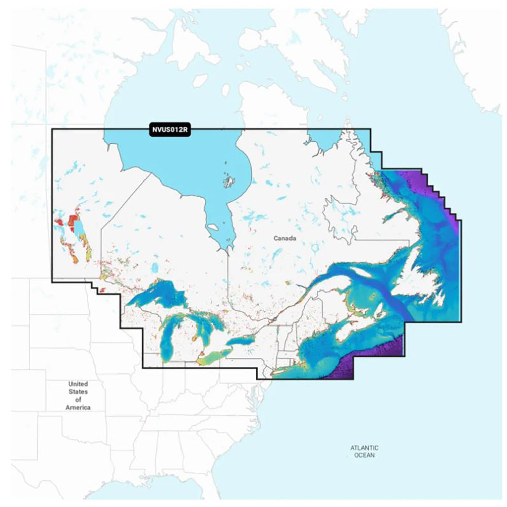 Garmin 010-C1484-00 Navionics Vision+ NVUS012R Canada, East & Great Lakes