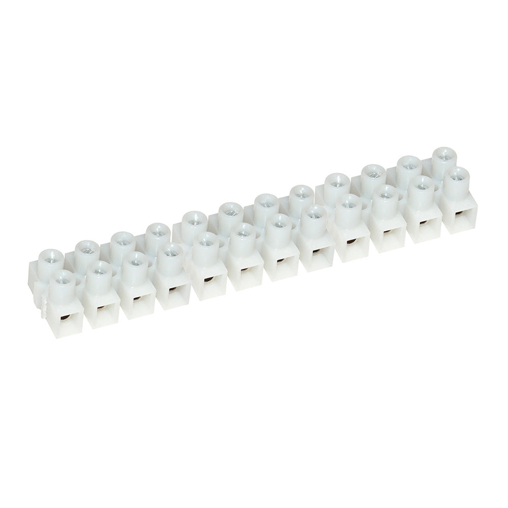 Pacer E150-12-5 15A Euro Style Terminal Block - 12 Gang - 5 Pack