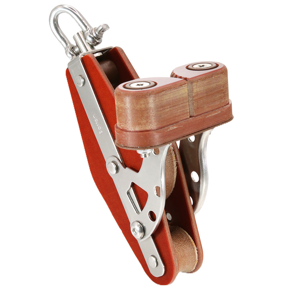 Barton Marine T00630 TUPHblox Fiddle Block w/Swivel & Cam - 20mm (25/32&Prime;) Size 0