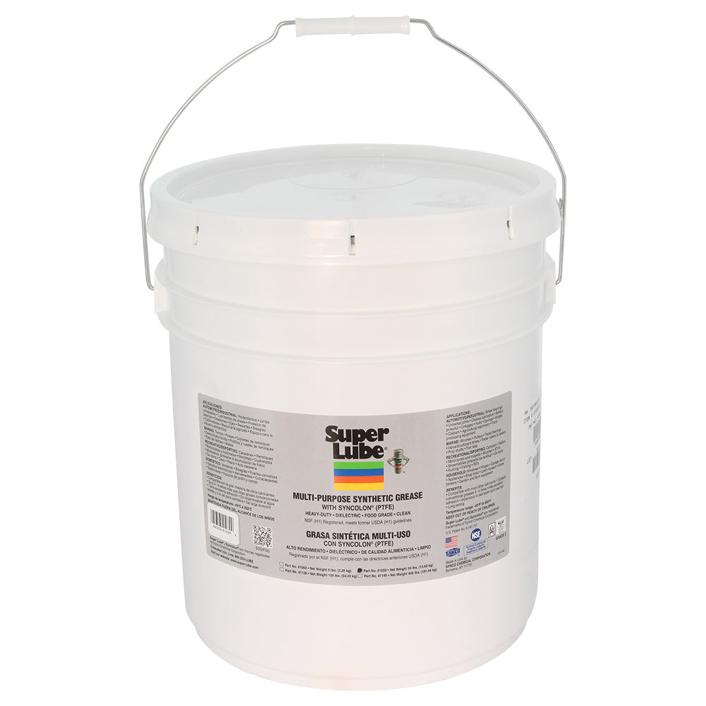 Super Lube 41030 Multi-Purpose Synthetic Grease w/Syncolon (PTFE) - 30lbs