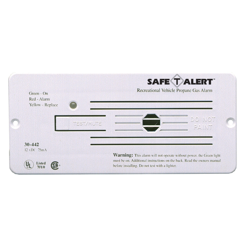 Safe-T-Alert 30-442-P-WT-D-1 30 Series 12V RV Propane Alarm - White