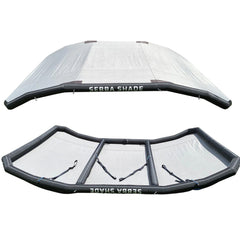Sebba Shade SS8X12GRY 8 x 12 ft. Grey Sun Shade f/Boats 26'+