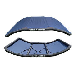 Sebba Shade SS8X12BLU 8 x 12 ft. Blue Sun Shade f/Boats 26'+