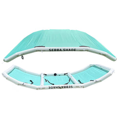 Sebba Shade SS8X12SFM 8 x 12 ft. Seafoam Sun Shade f/Boats 26'+