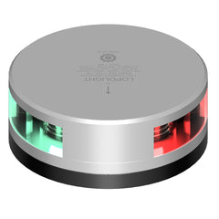 Lopolight 101-003-FB Combined Sidelight - 1NM - Silver Housing w/FB Base