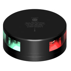 Lopolight 101-003-FB-B Combined Sidelight - 1NM - Black Housing w/FB Base