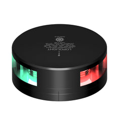 Lopolight 201-003-FB-B Combined Sidelight - 2NM - Black Housing w/FB Base